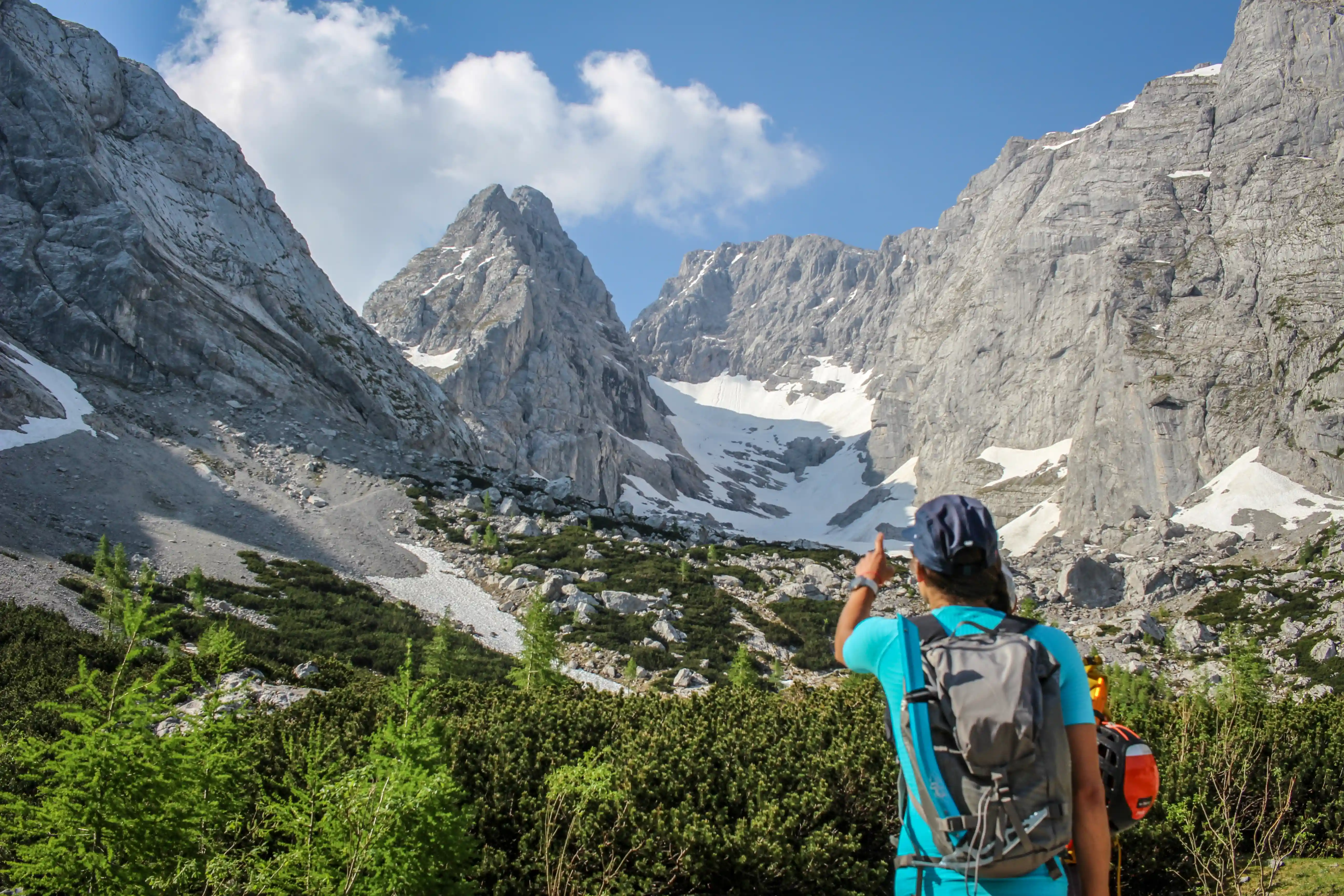 Hochkalter Blaueisspitze Blaueis Blaueisgletscher